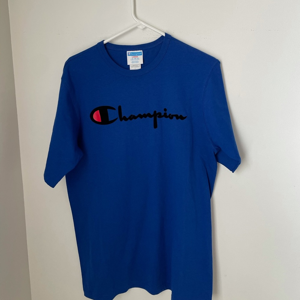 Champion blue shirt